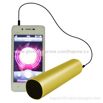 Portable Mini Speaker for Phones with Power Bank and Phone Stand, 3,500mAh Capacity